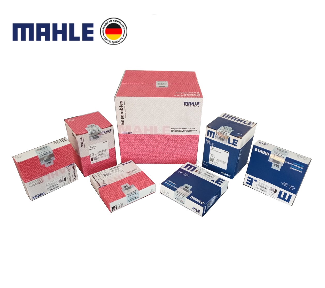 رینگ و پیستون ماهله Mahle آلمان - برچسب اصالت کالا هرینگتون